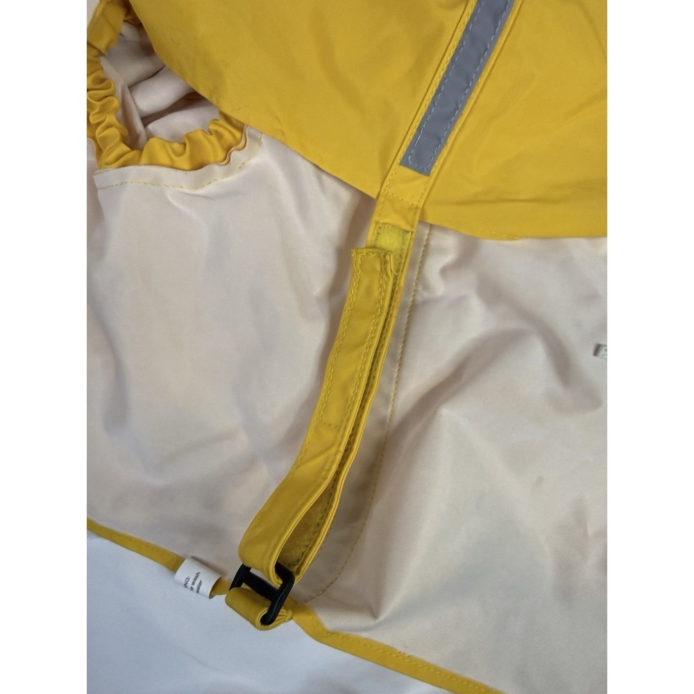 Yellow Dog Raincoat XL Waterproof Reflective Hooded Pet Jacket Slicker Safety - Picture 9 of 11